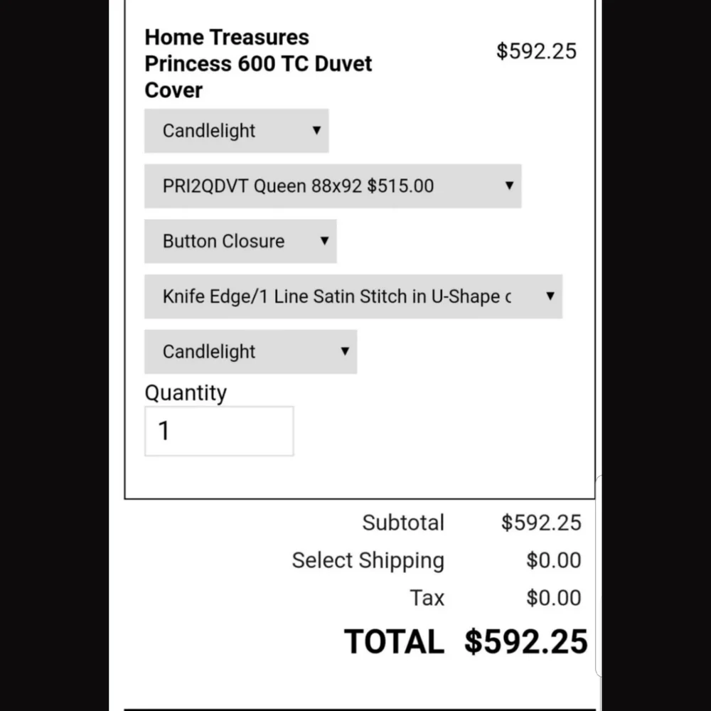 Nwot Home Treasures luxury duvet Egyptian 600tc Italian sateen Firm price
